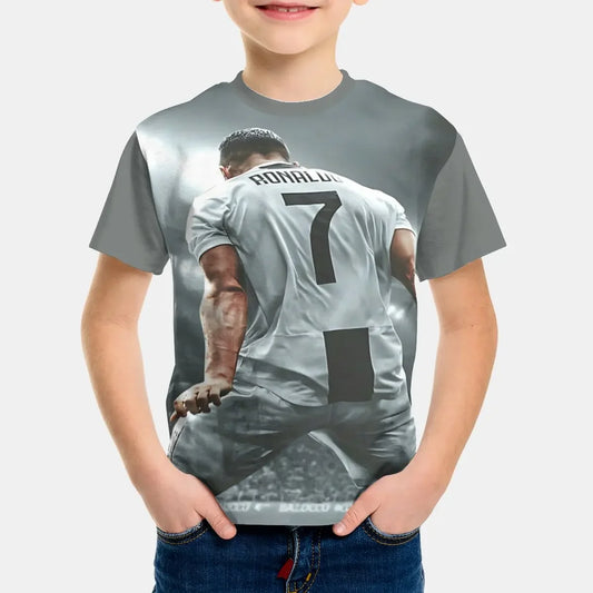 T-shirt Enfant CR7 – Gris