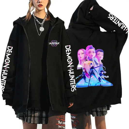 Sweat à capuche zippé K-Pop Demon Hunters – X1