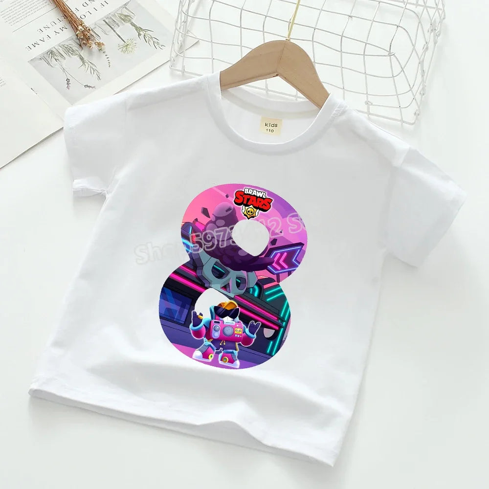 T-shirt Enfant Brawl Stars – Anniversaire