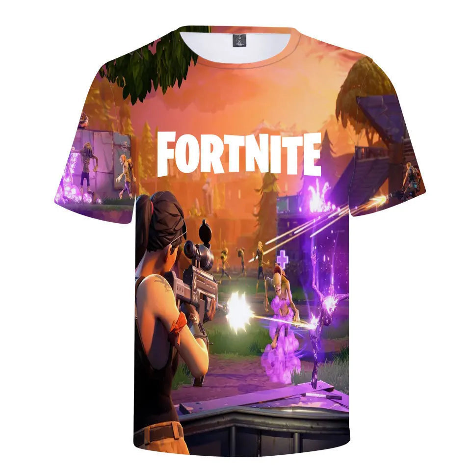 T-shirt Fortnite 3D – Enfant et Adulte-FN1