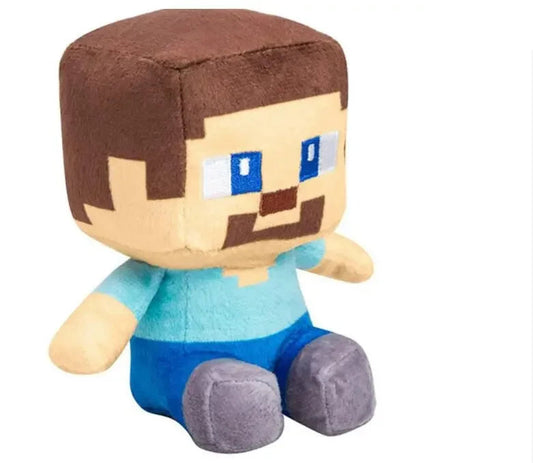 Peluche Steve Minecraft – Héros emblématique 13 cm