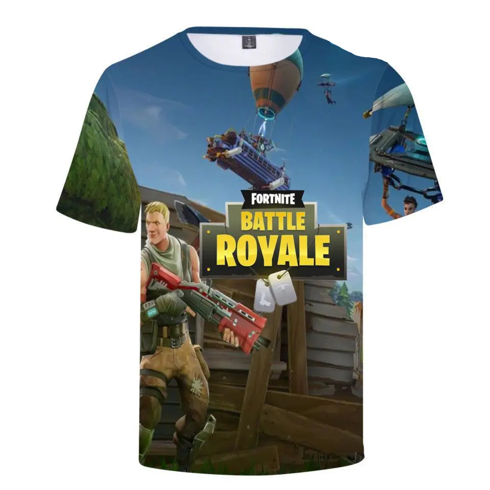 T-shirt Fortnite 3D – Enfant et Adulte-FN1