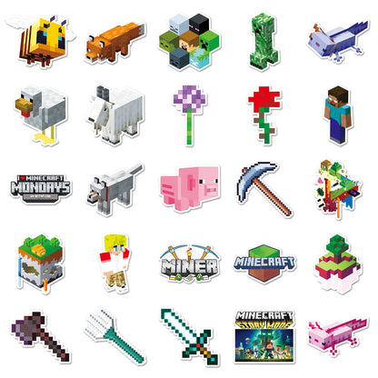 Autocollants Minecraft – 50pcs