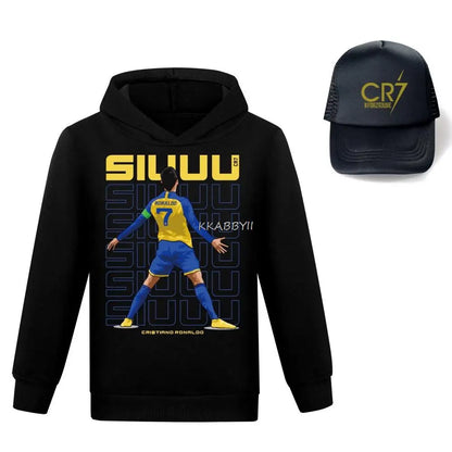 Sweat à Capuche et Casquette CR7 - c5