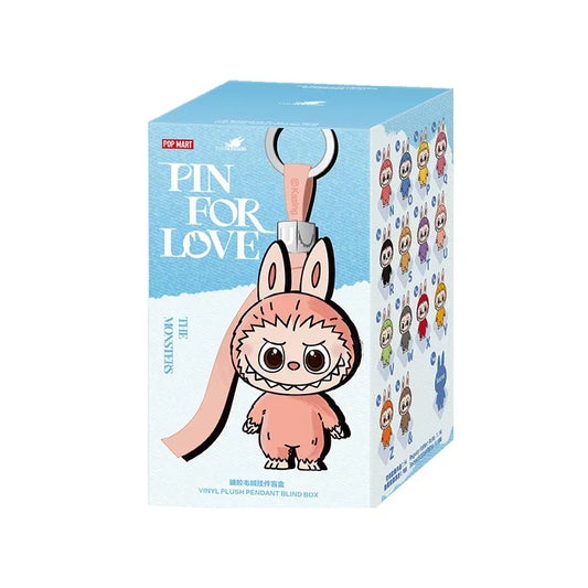 Pop Mart Labubu The Monsters Pin for Love Series Vinyl Plush Pendant (N-Z) Sealed Case