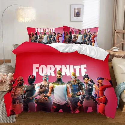 Ensemble de literie Fortnite – Housse de couette et taies d’oreiller – FN1