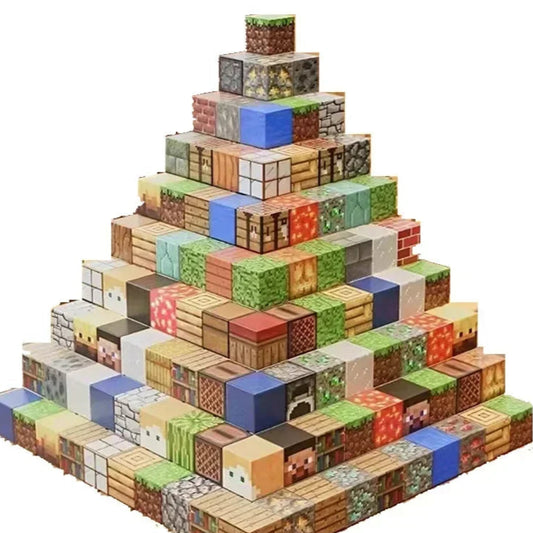 Blocs magnétiques Minecraft – Puzzle éducatif 20 pièces