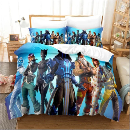 Ensemble de literie Fortnite – Housse de couette et taies d’oreiller – FN1