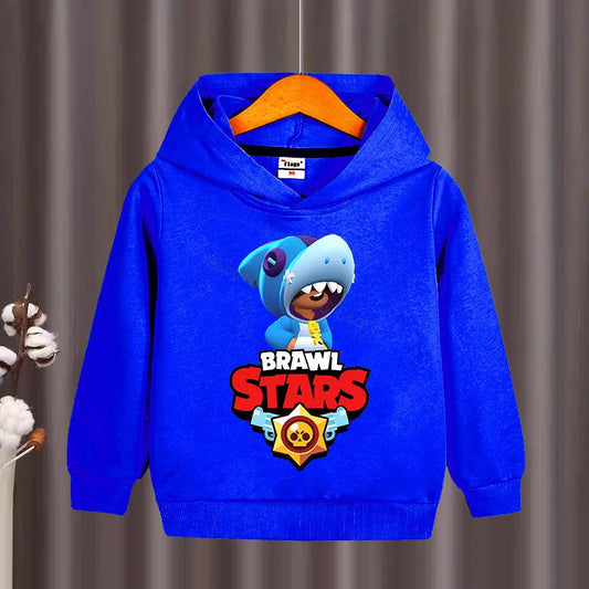 Sweat à Capuche Brawl Stars - Leon shark