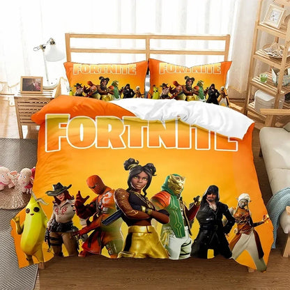 Ensemble de literie Fortnite – Housse de couette et taies d’oreiller – FN1