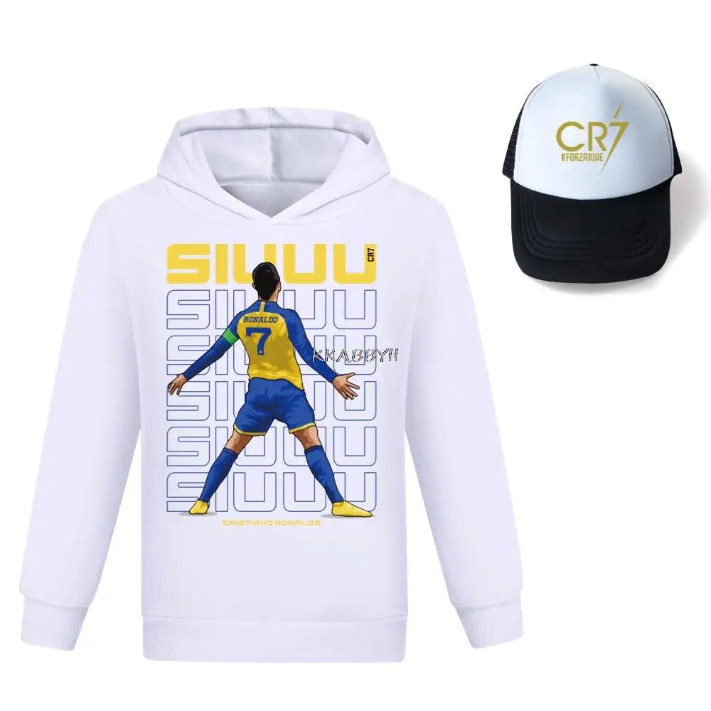 Sweat à Capuche et Casquette CR7 - c4