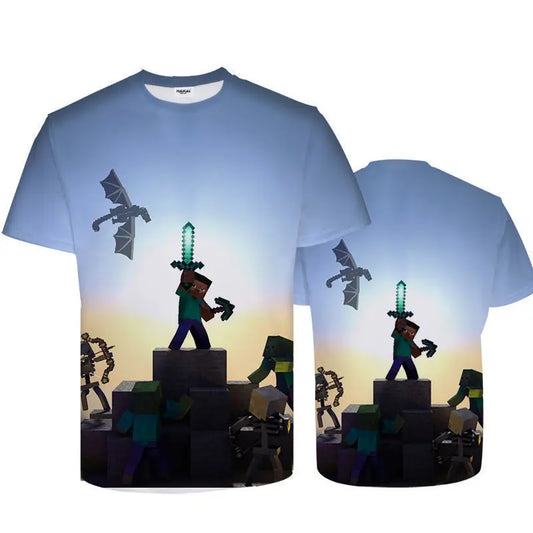 T-shirt Minecraft 3D pour enfants – MC2