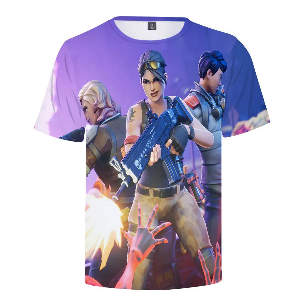 T-shirt Fortnite 3D – Enfant et Adulte-FN1
