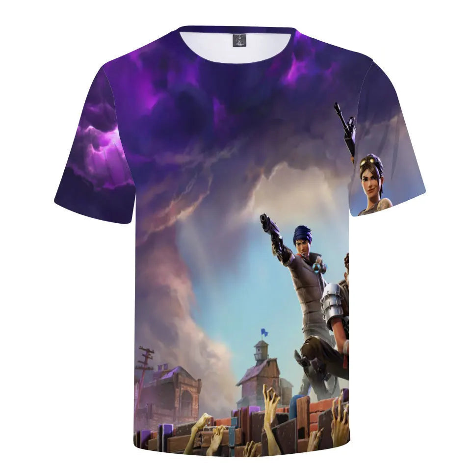 T-shirt Fortnite 3D – Enfant et Adulte-FN1