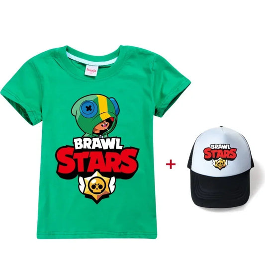 Leon Brawl Stars T-shirt and Cap Set – BS9