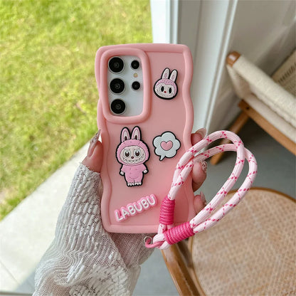 Coque Samsung Labubu avec dragonne