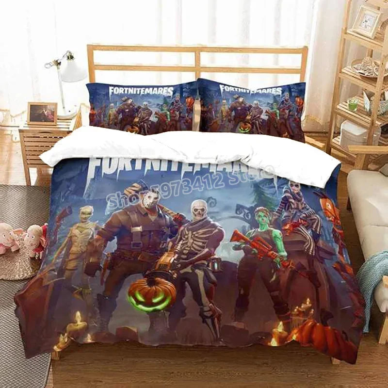 Ensemble de literie Fortnite – Housse de couette et taies d’oreiller – FN1