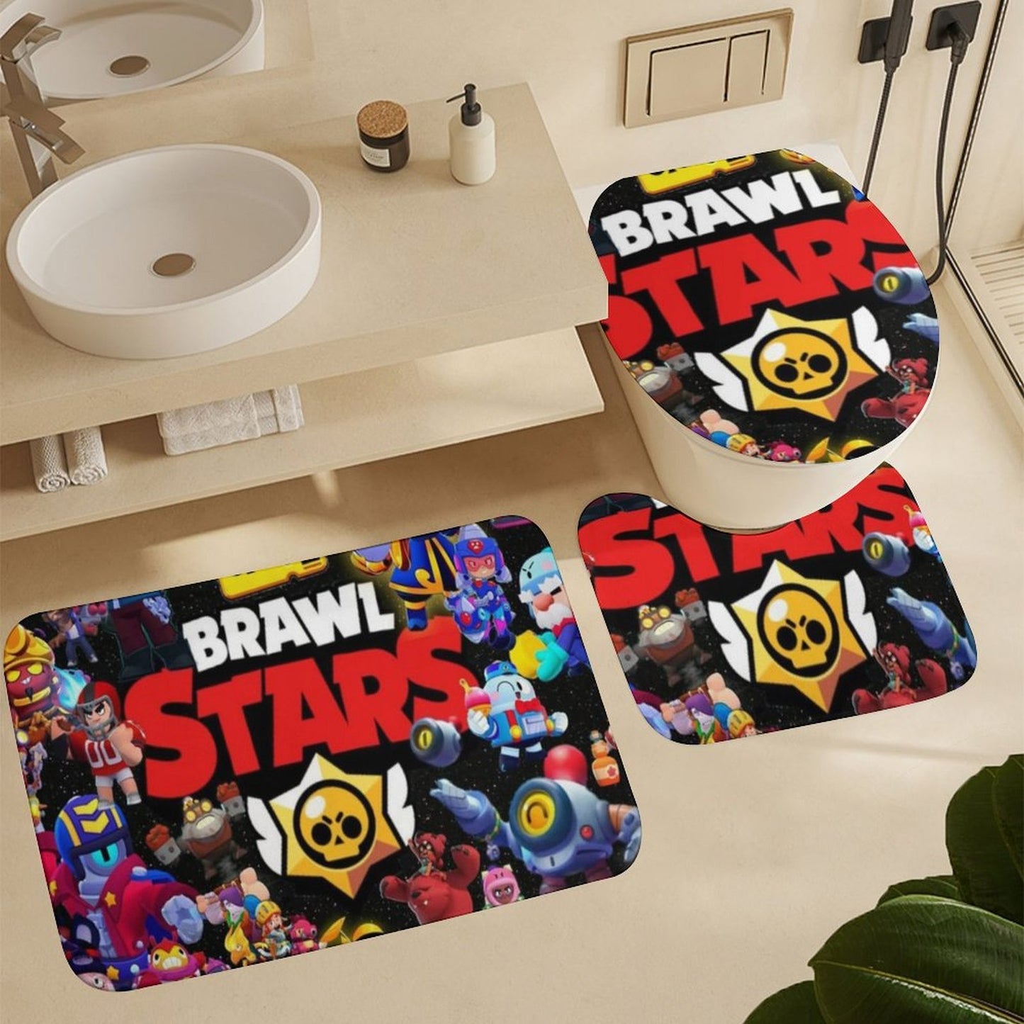 Ensemble de Salle de Bain et wc Brawl Stars -